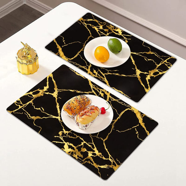 Double-Sided Marble Profile Table Mats