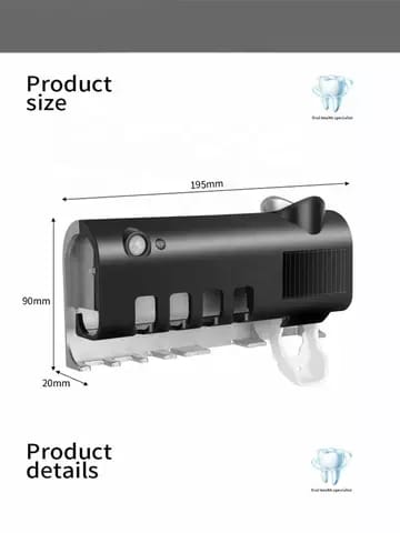 Electric Automatic Toothpaste Dispenser with Uv