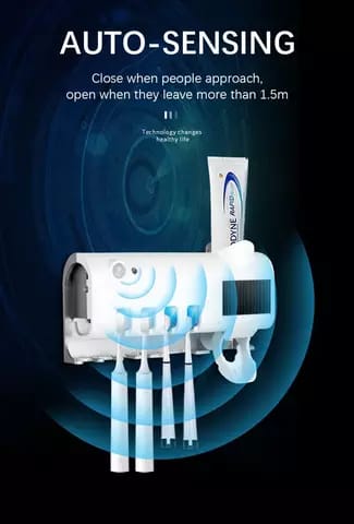 Electric Automatic Toothpaste Dispenser with Uv