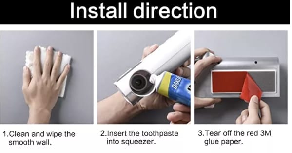 Electric Automatic Toothpaste Dispenser with Uv