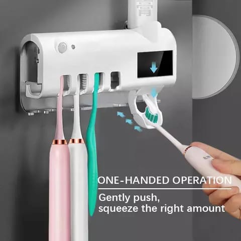 Electric Automatic Toothpaste Dispenser with Uv