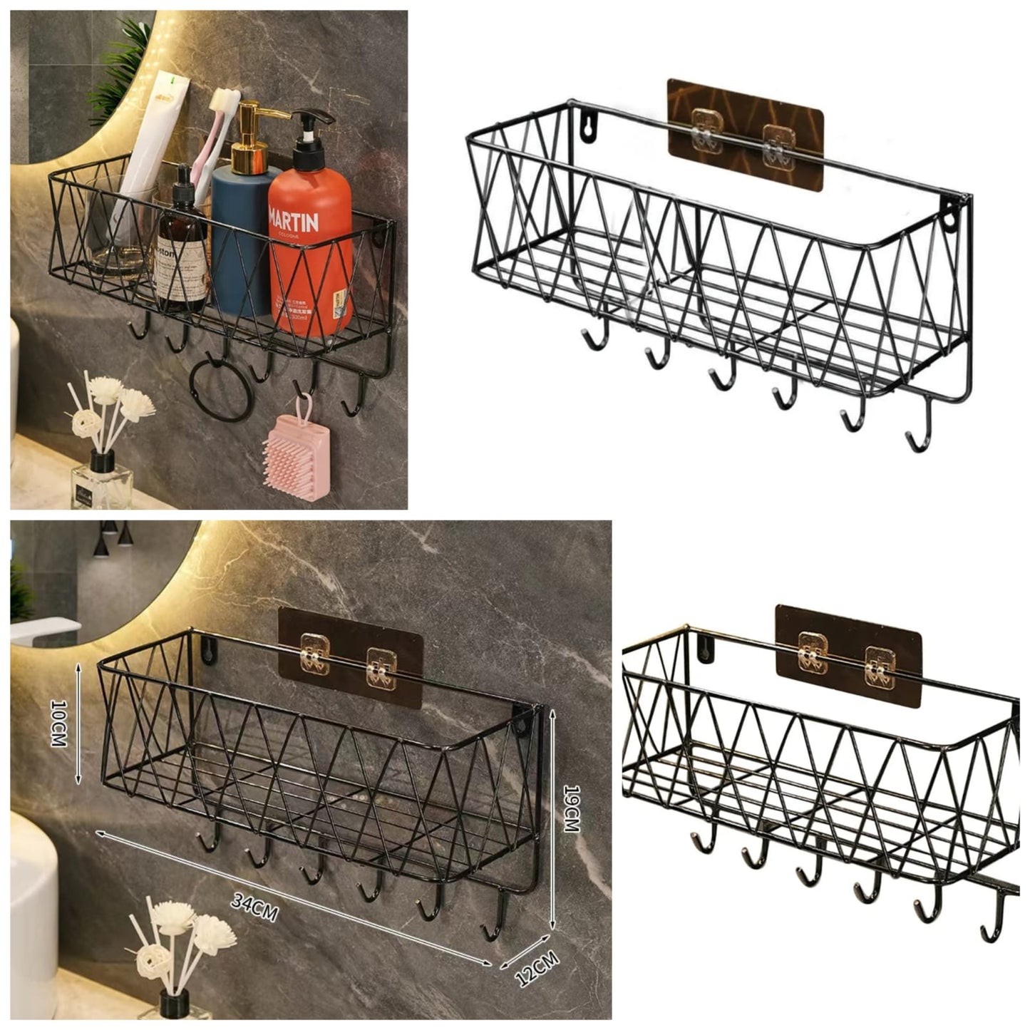 Bathroom Shelf Rack Organizer