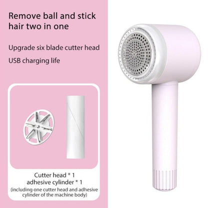 Rechargeable lint remover with roller