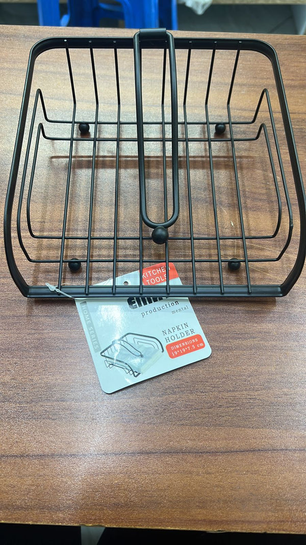 Simple Metallic Napkin Holder