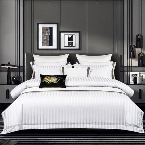 7*8 Striped Duvet covers BlackNov