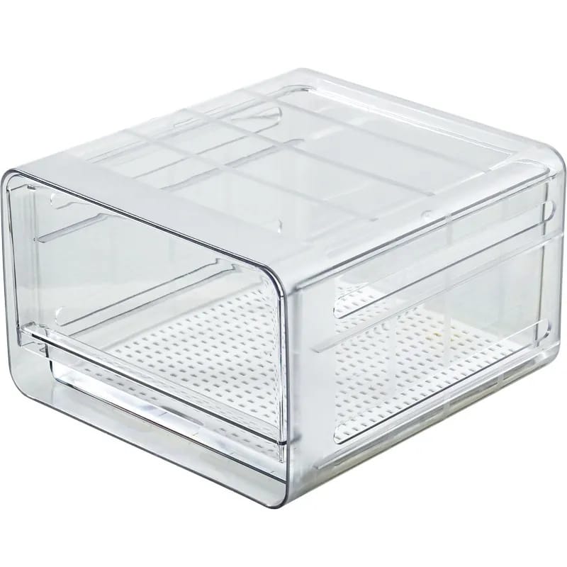 Separable Tranparent Stackable Fridge Organizer