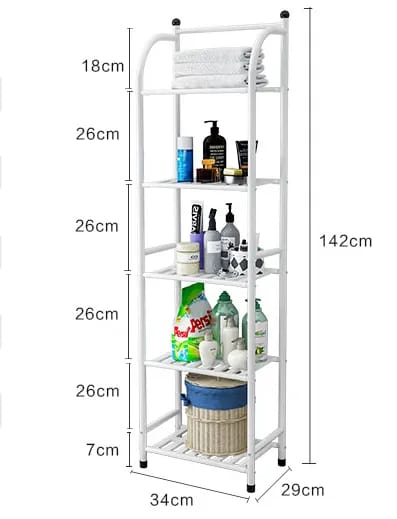 5 Tier Metallic Rack