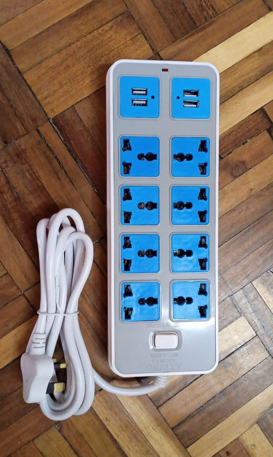 Extension cable with USB ports