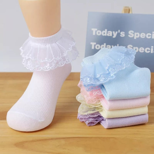 Cotton Lacey Socks