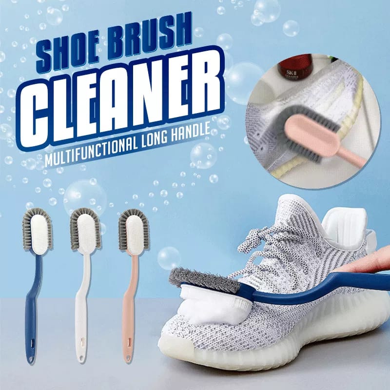Long handle shoe brush cleaner 2 pieces