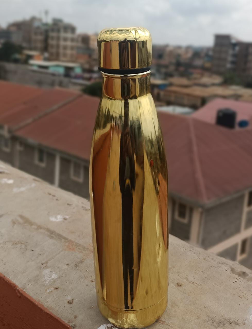 Golden Stainless Steel 500ml Bottle