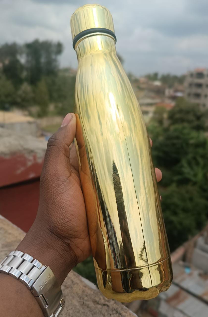 Golden Stainless Steel 500ml Bottle