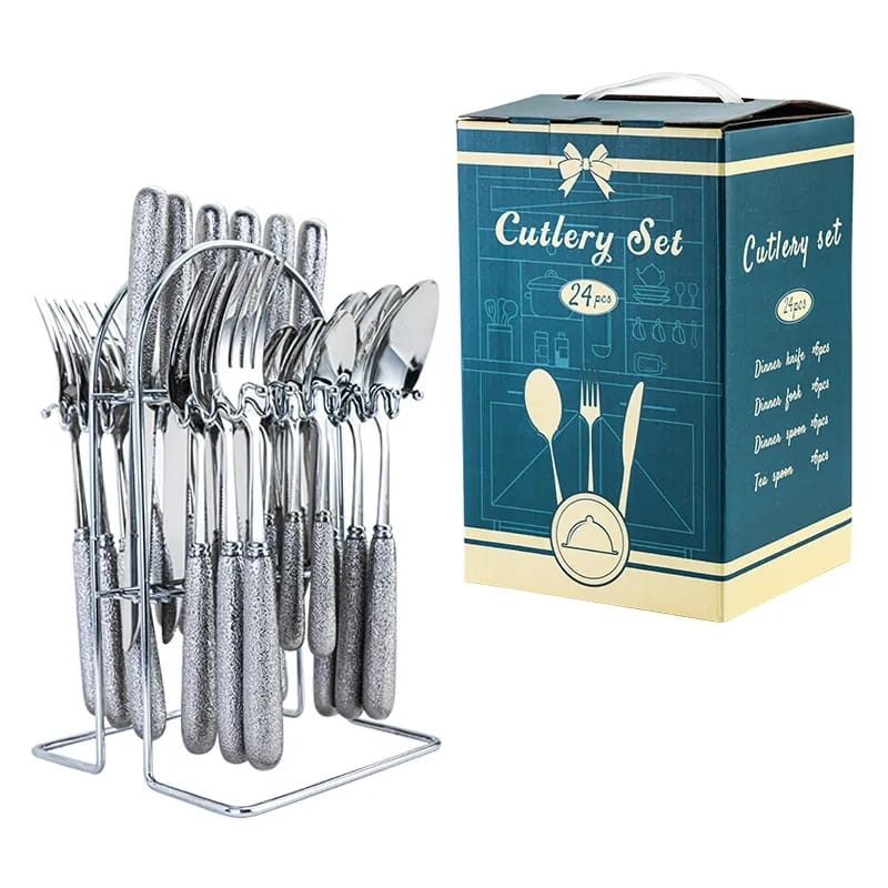 24Pcs Cutlery Set