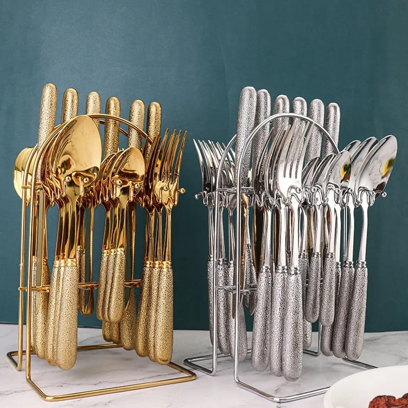 24Pcs Cutlery Set