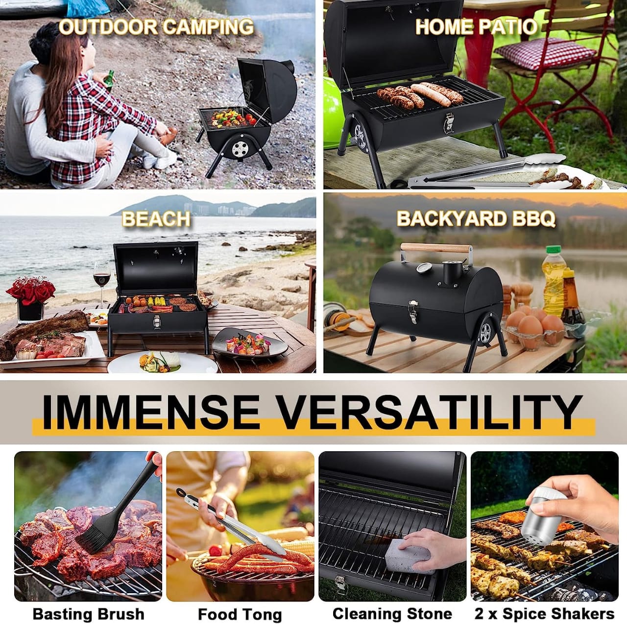 Foldable Portable Barbecue Grill