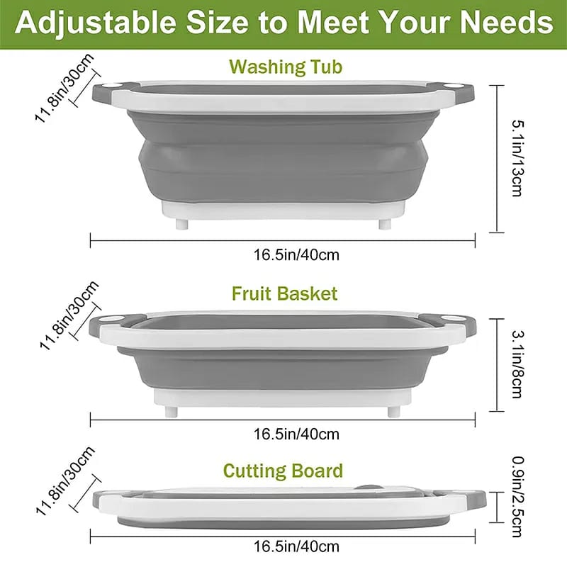 3in1 Collapsible Chopping Board