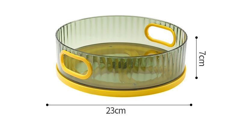 Rotating Organizer with Golden Handles