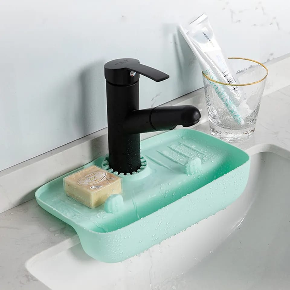 Silicon Sink Sponge Drainer Rack