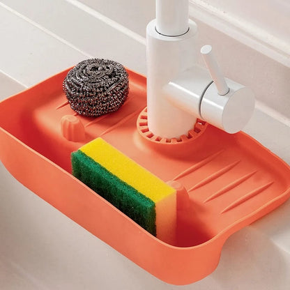 Silicon Sink Sponge Drainer Rack