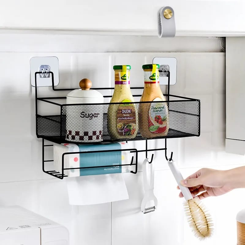 Wall Mounted Bathroom Shelf Shower Shampoo Rack