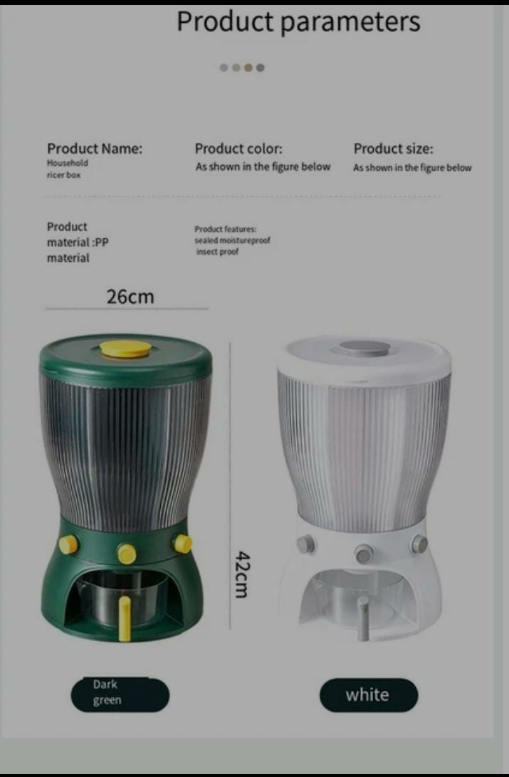 Partitioned Rotating Cereal Dispenser