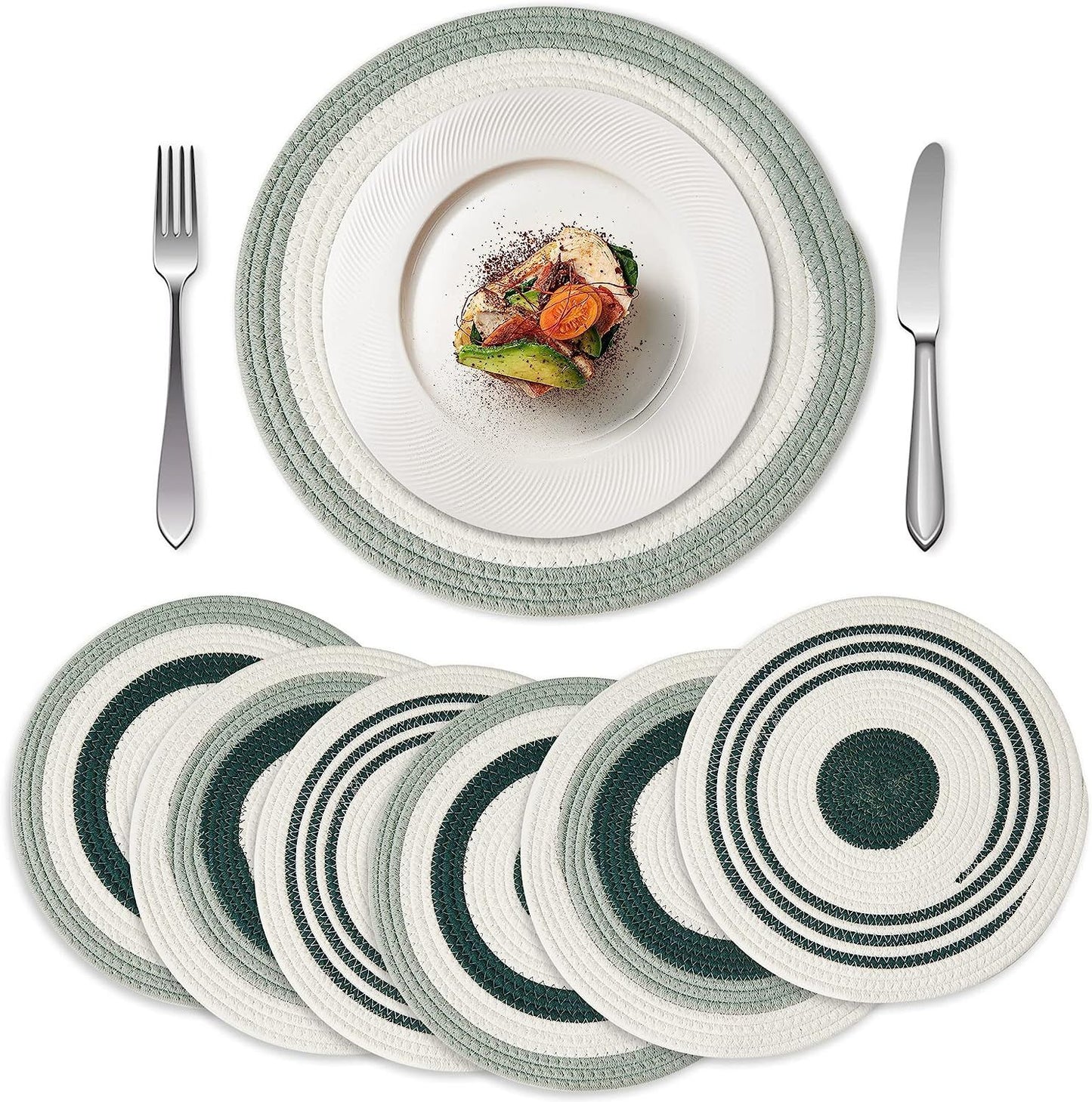 Round Woven Placemats Table Mats