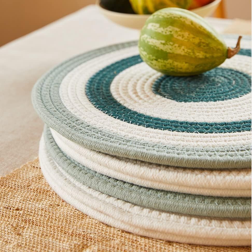 Round Woven Placemats Table Mats