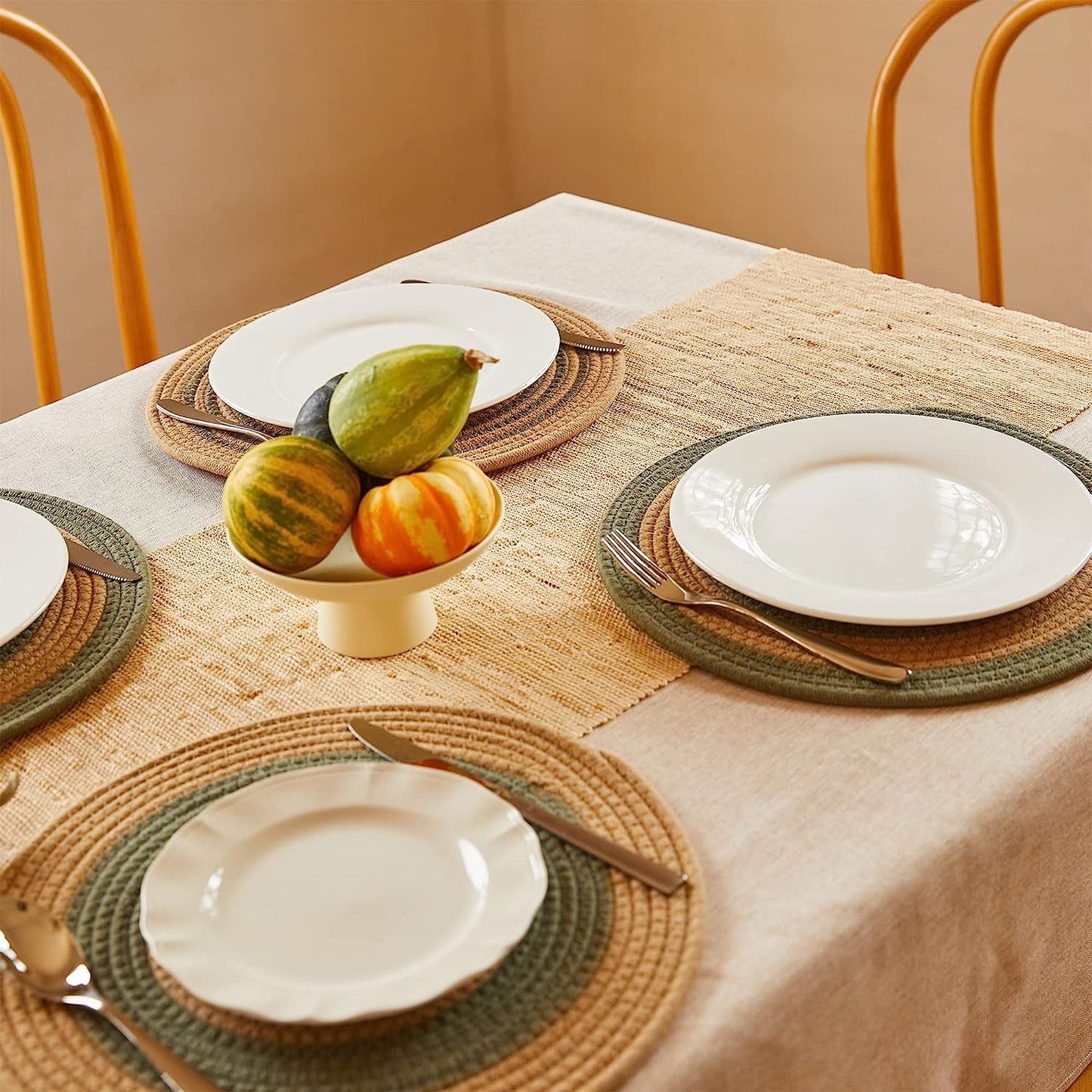 Round Woven Placemats Table Mats