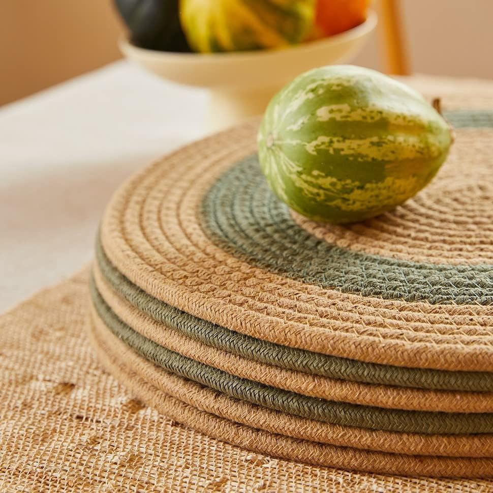 Round Woven Placemats Table Mats