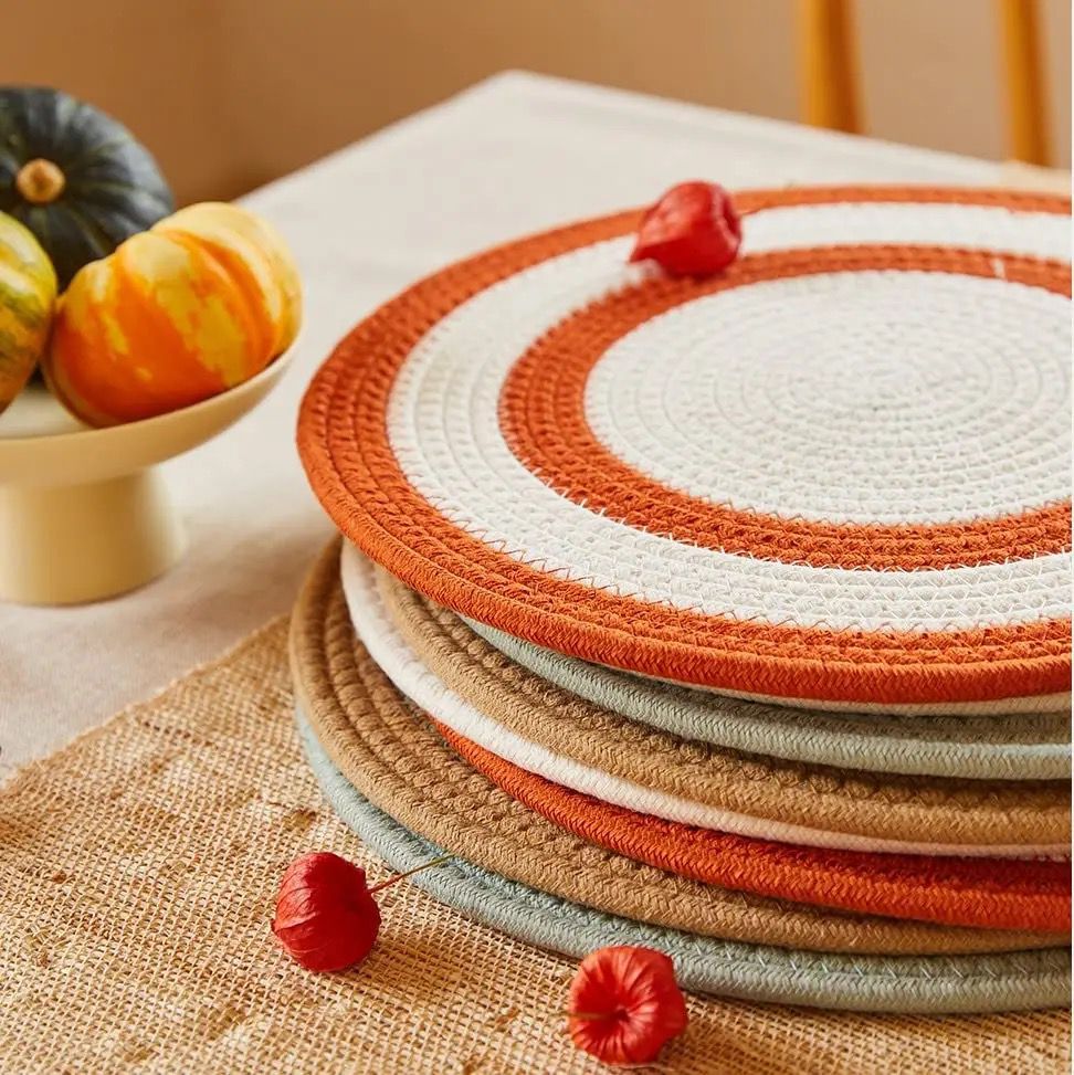 Round Woven Placemats Table Mats