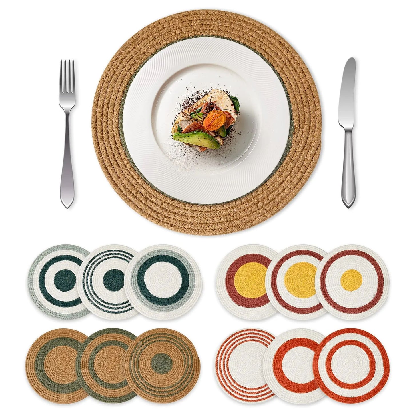 Round Woven Placemats