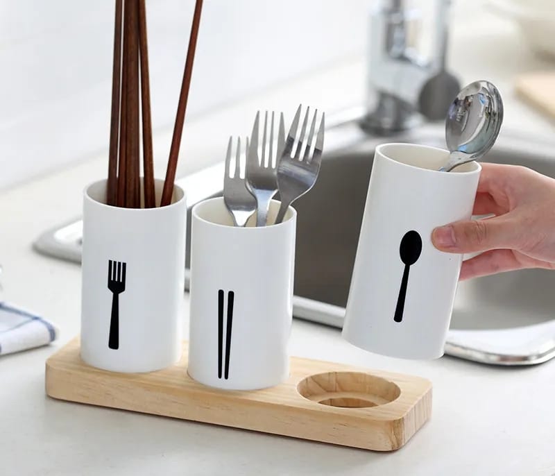 3pc cutlery organizer