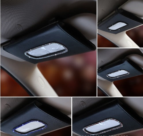 Crystal Car Tissue Box