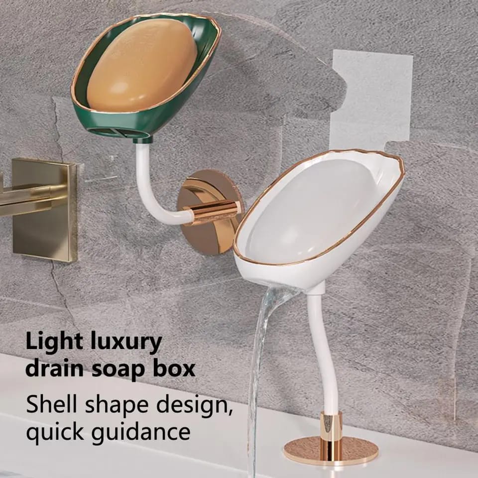 Luxury Wall Mounted Adjustable Soap Box Rack