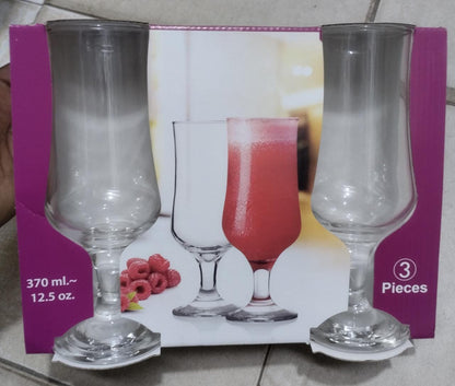 6Pc Hurricane Cocktail Glasses