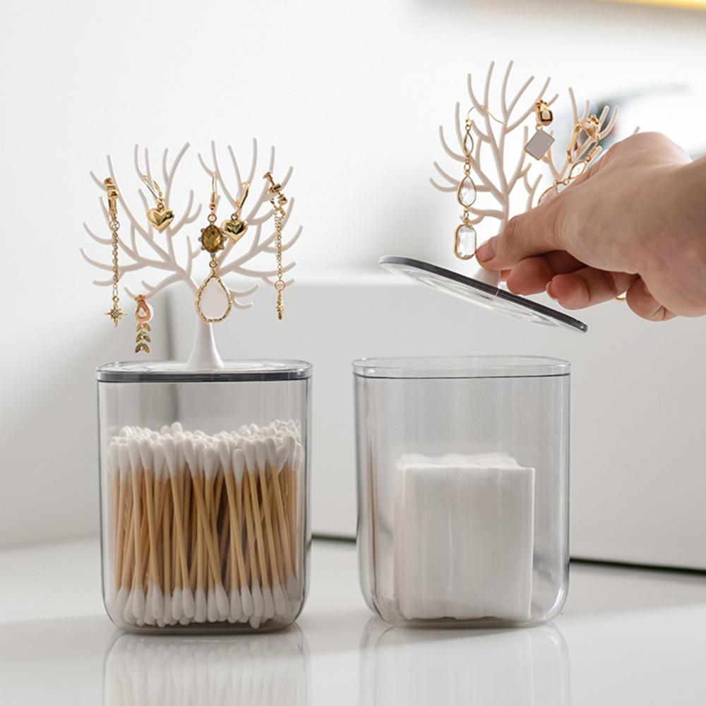 Jewelry Holder/Cotton Swabs Container