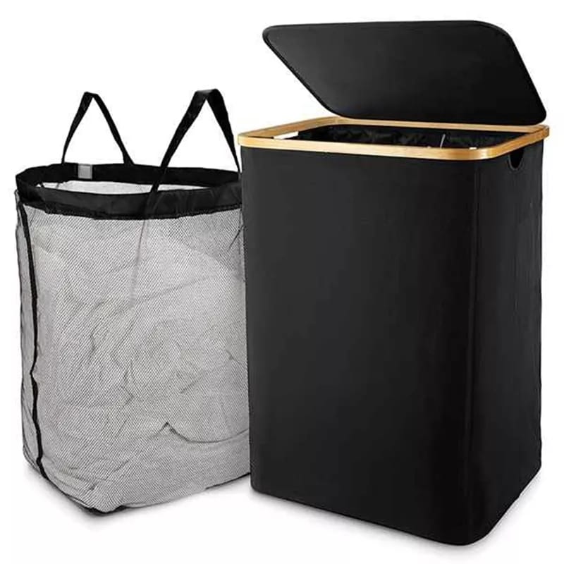 Foldable Laundry Basket with Lid