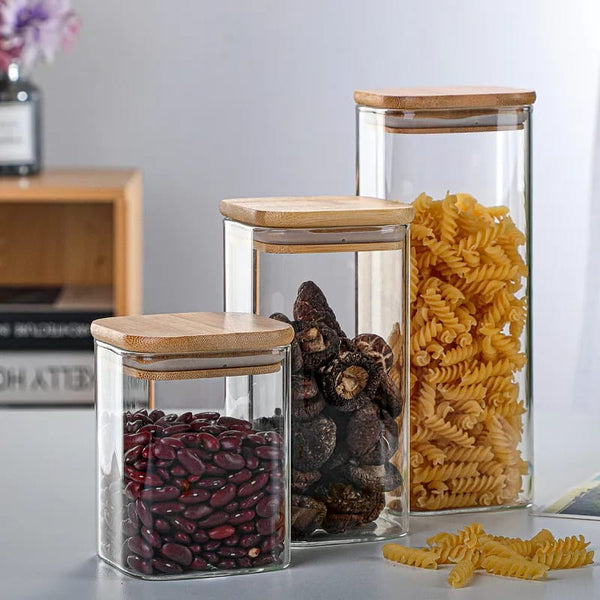 Glass jars