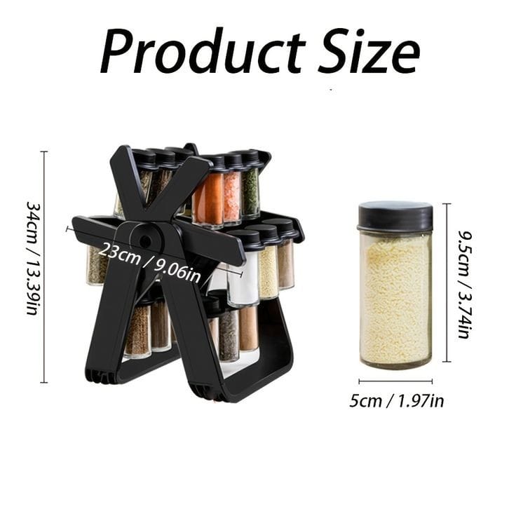 Seasoning 18pc Rotating Spice Rack