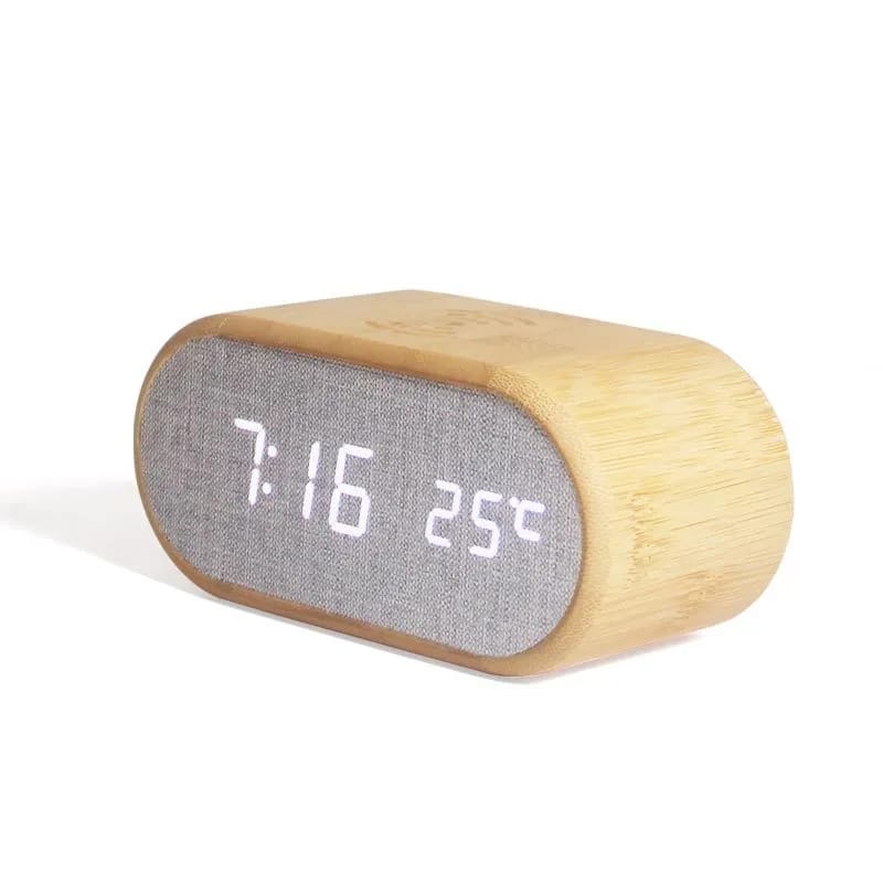 Wooden Digital Alarm Clock