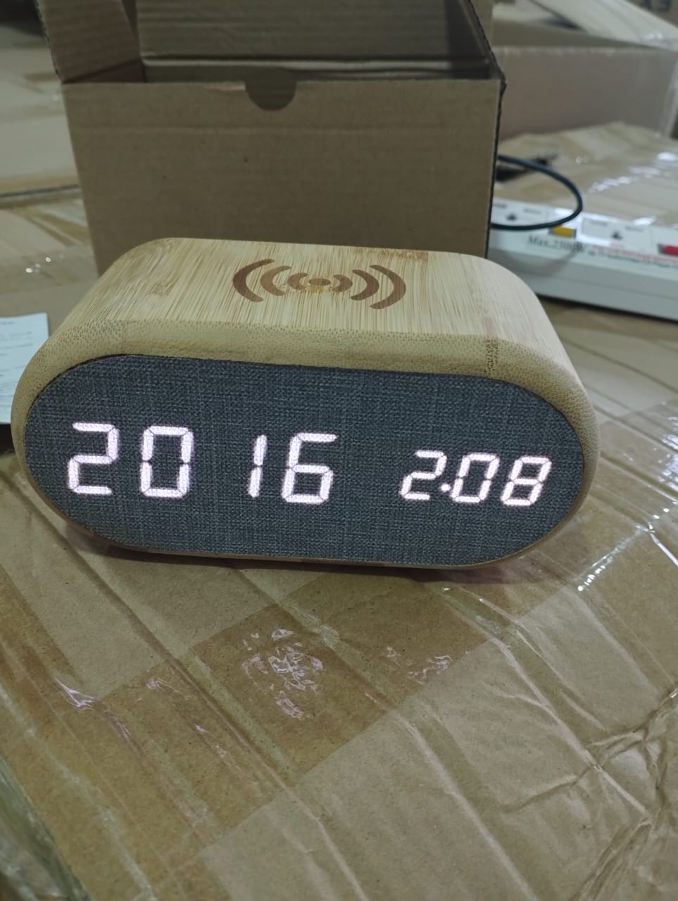 Wooden Digital Alarm Clock