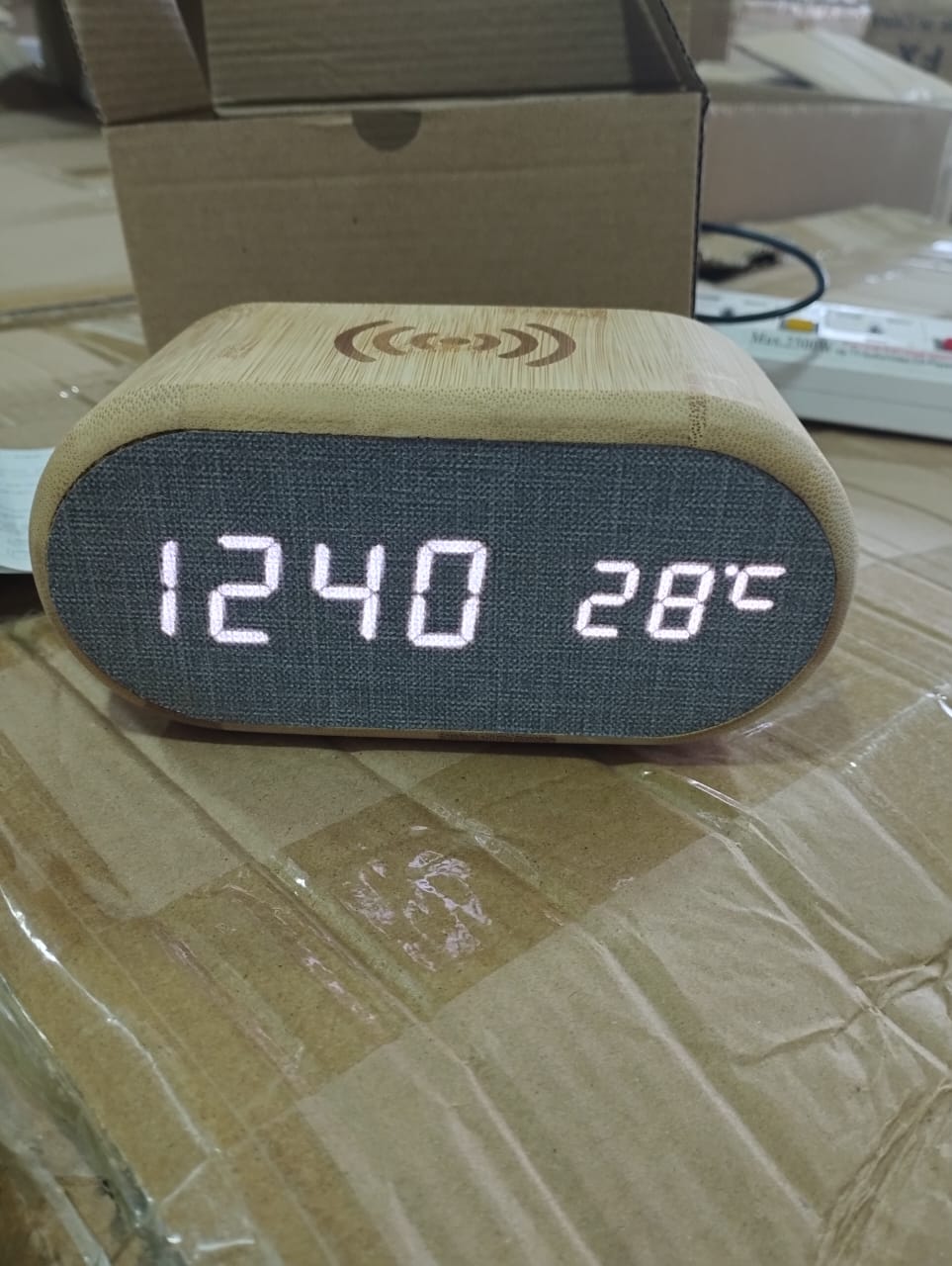 Wooden Digital Alarm Clock