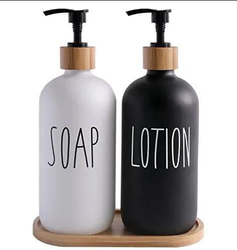 2pcs Kitchen Sink Dish Soap/Lotion Dispenser