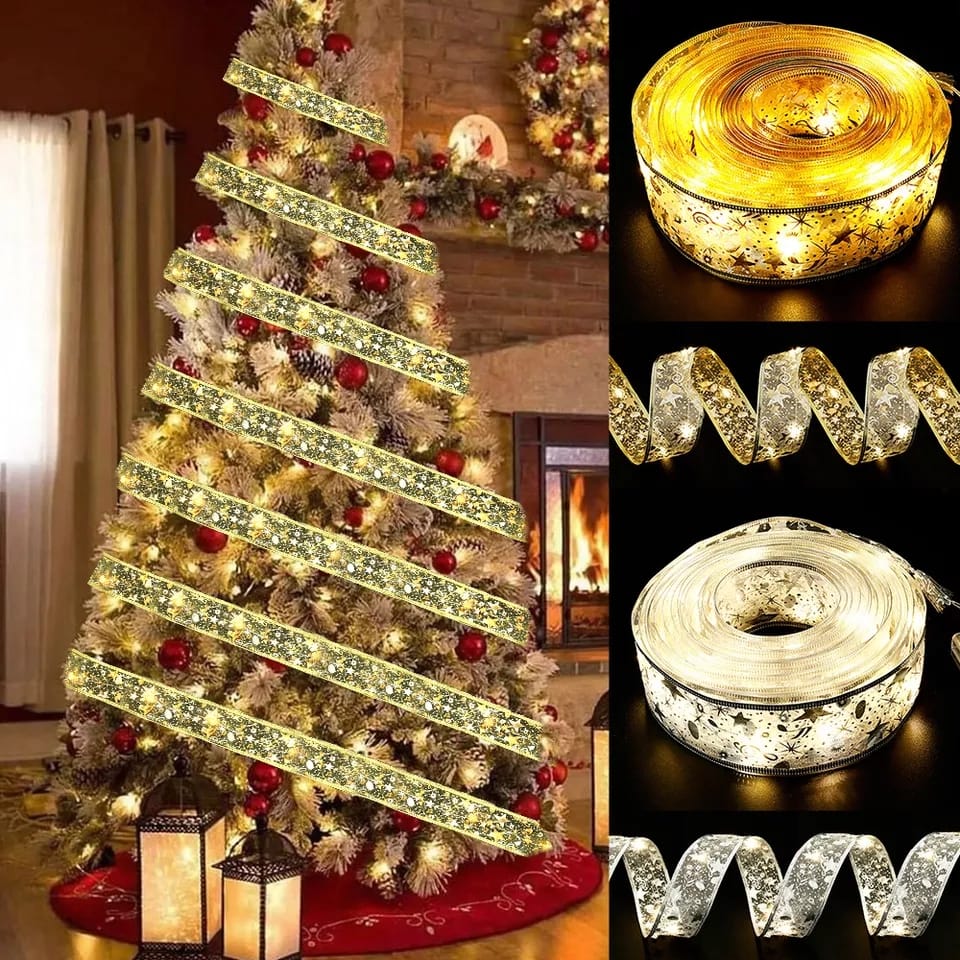 5 Meter Christmas Themed Ribbon