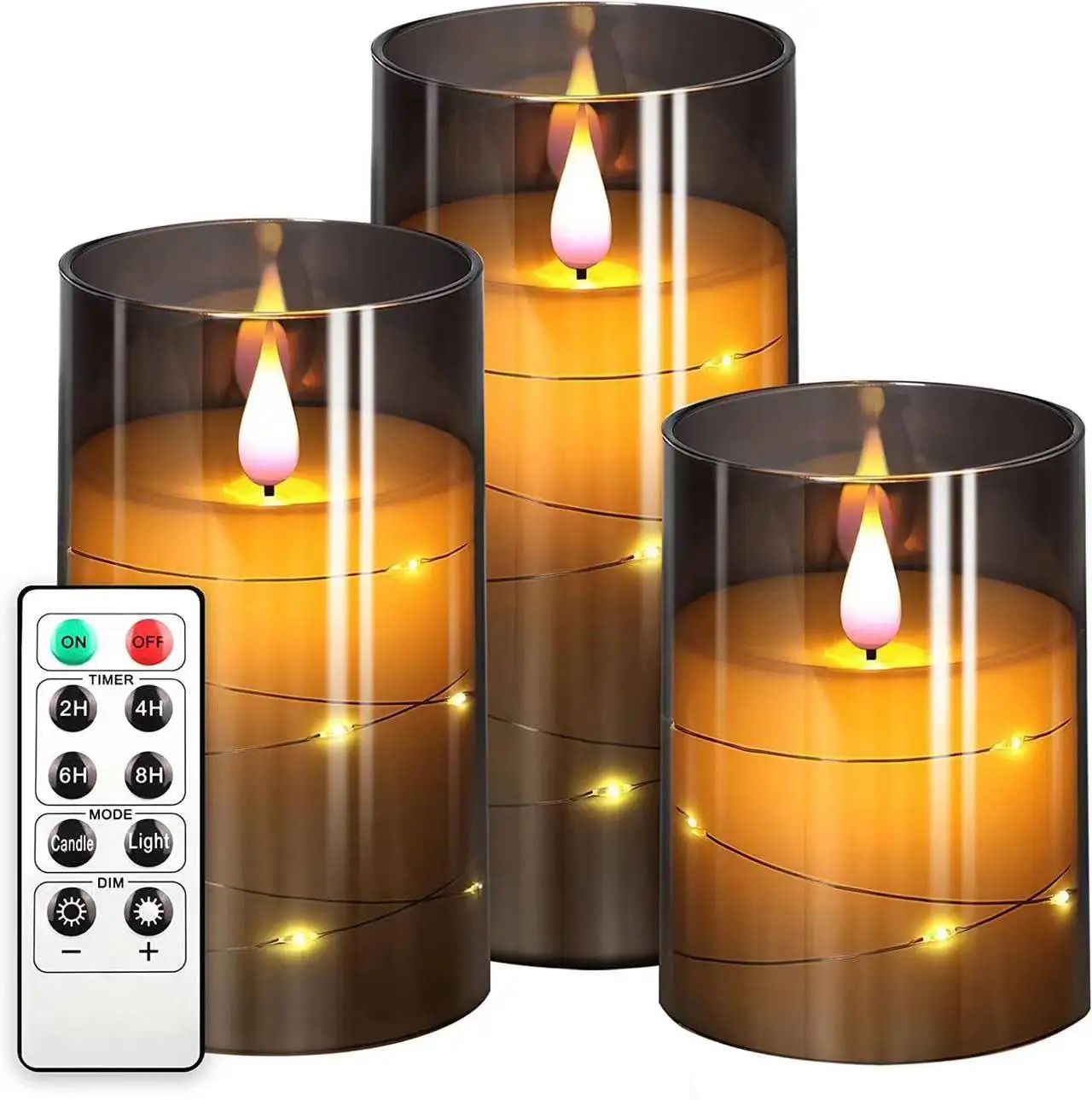 Dimmable LED candles