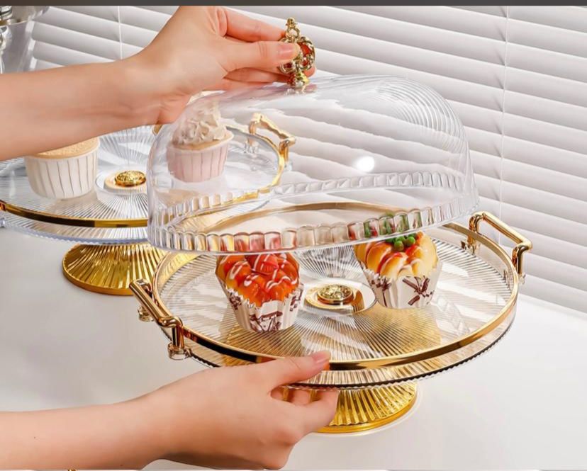 Pastry/Food Transparent Tray with Cover