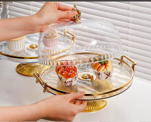 Pastry/Food Transparent Tray with Cover