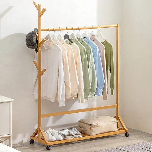 Bamboo Branch Clothes Multifunctional Rack