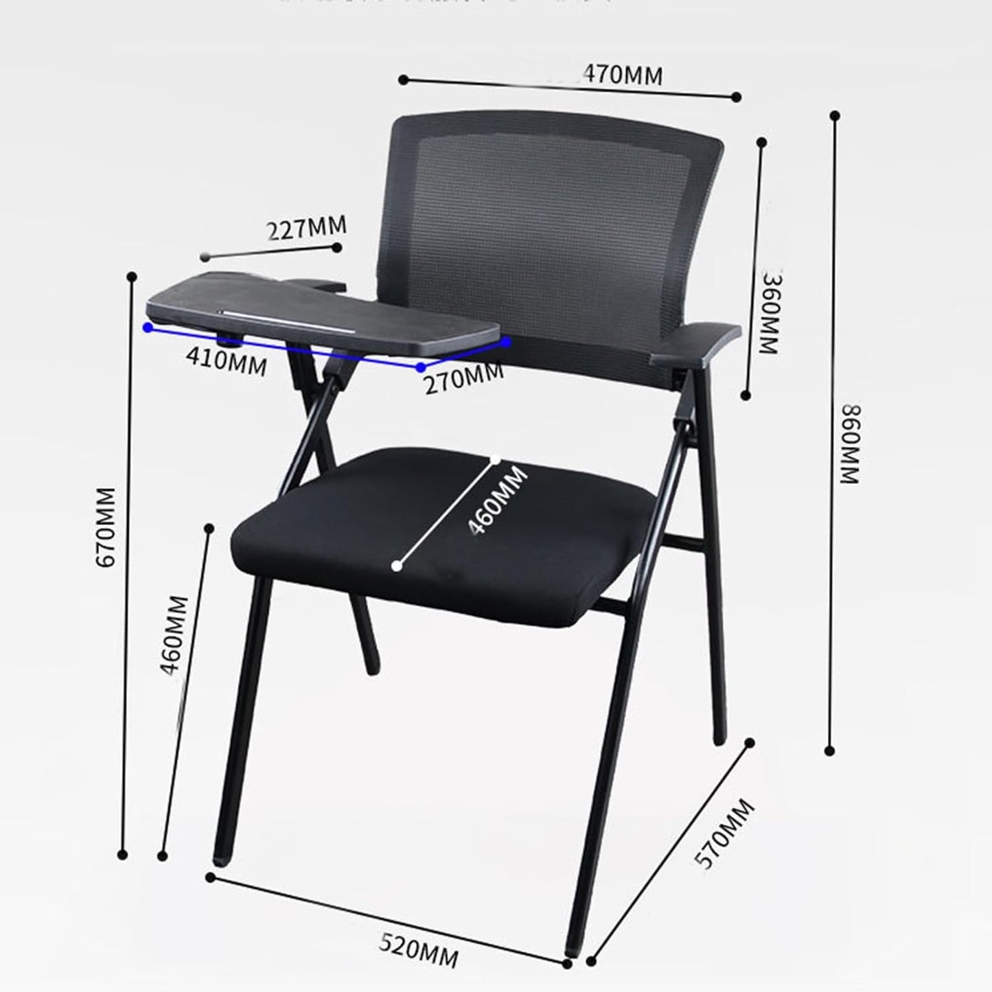 Foldable Laptop/Study Chair