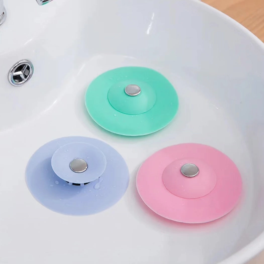 Silicone sink strainers